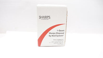 Biohazard 10100 Sharps Disposal 1-Quart